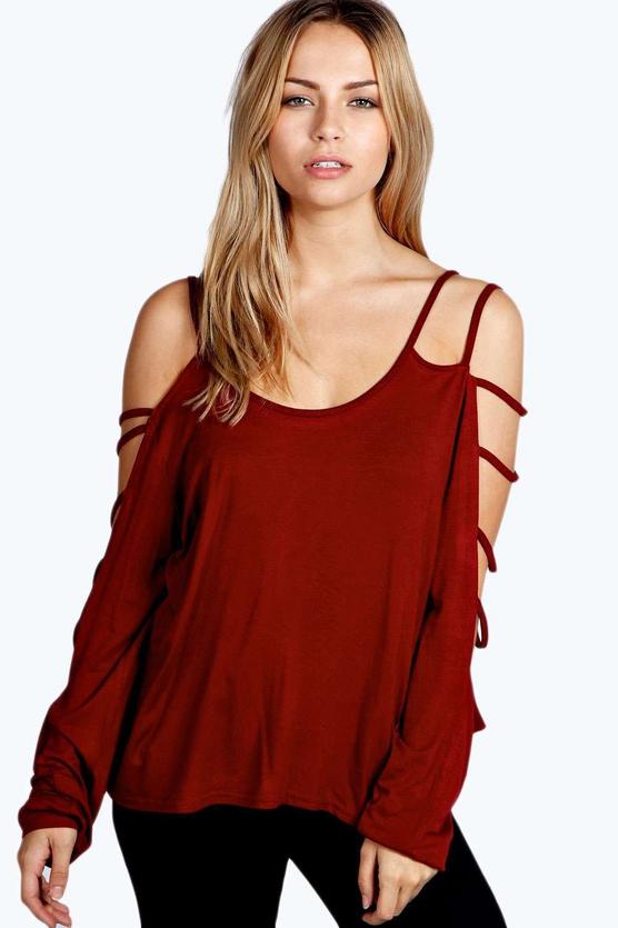 Sophie Strappy Sleeve Loose Fit Top